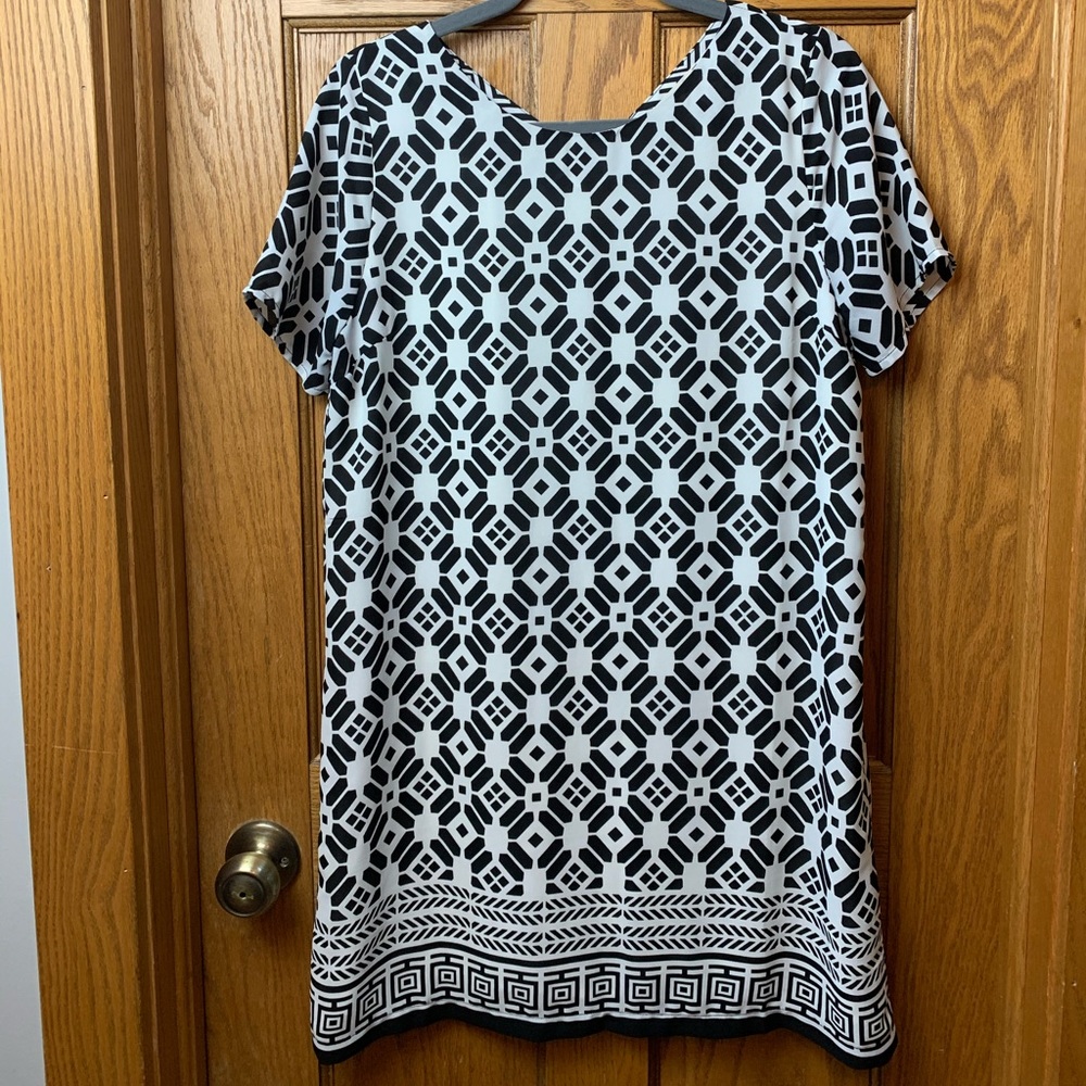 Black and white dress